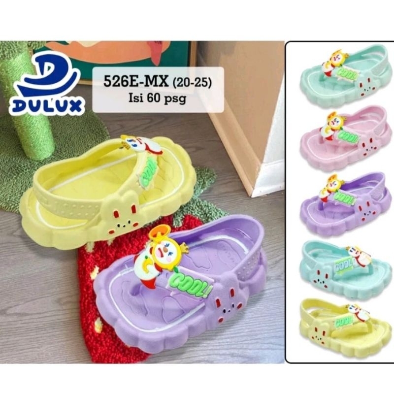 sandal anak cewe cowo/sandal jepit tali belakang/sandal viral