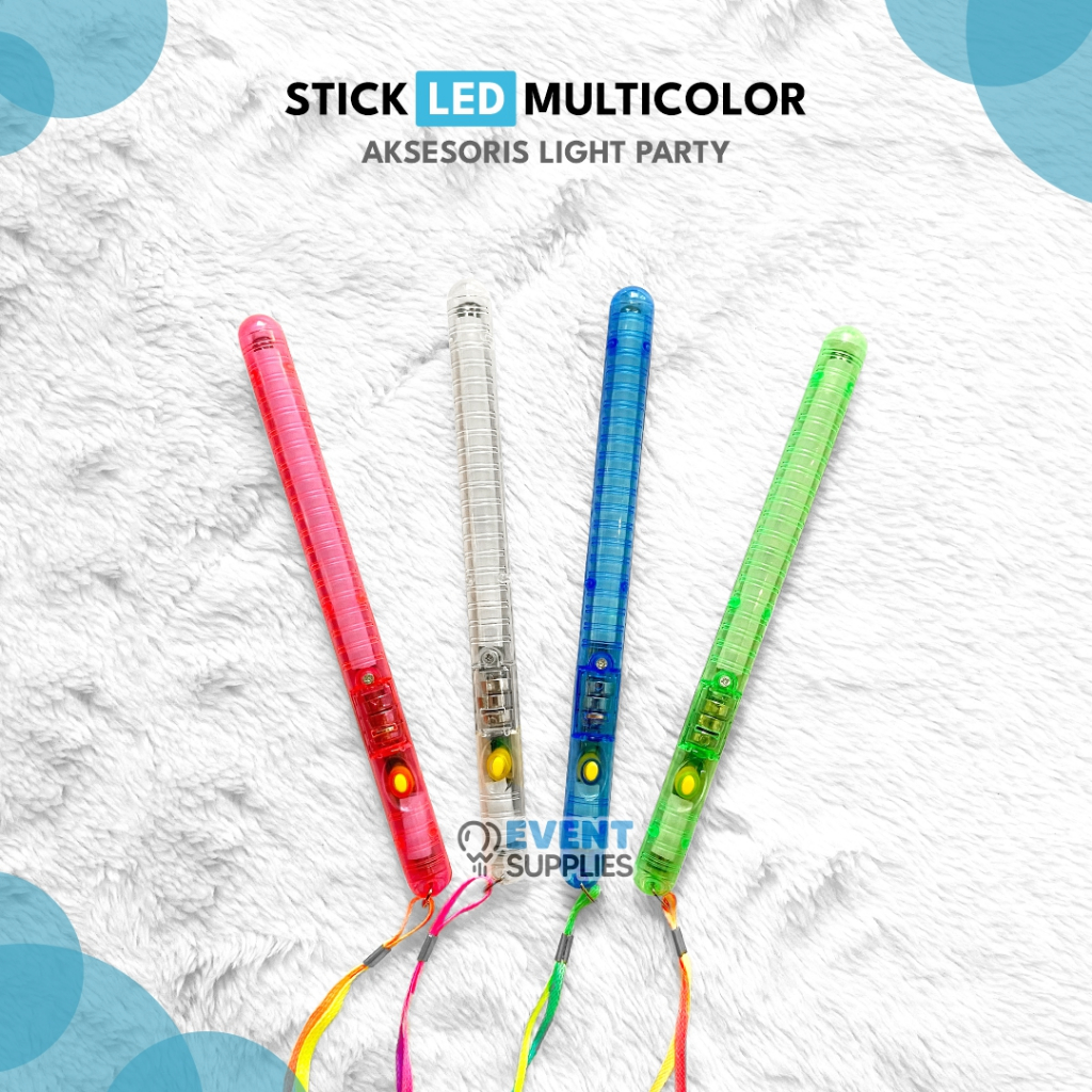 Tongkat LED Stik Pawai Karnaval Takbiran Ramadhan Nyala Lampu Light Stick Party konser