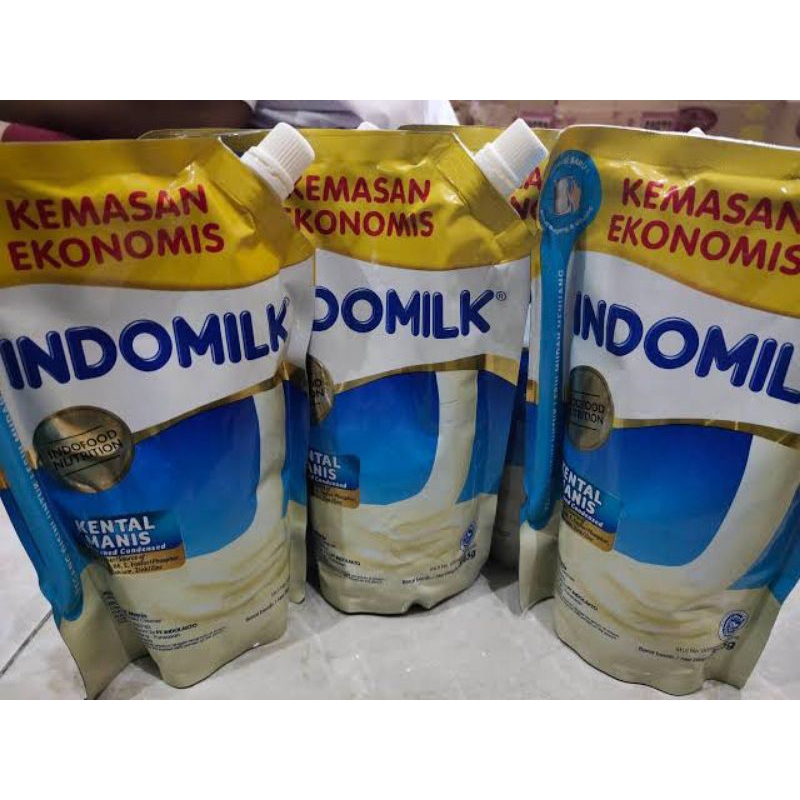 

Susu Kental Manis Indomilk/Frisian Flag Pouch 545 gr (bisa COD)