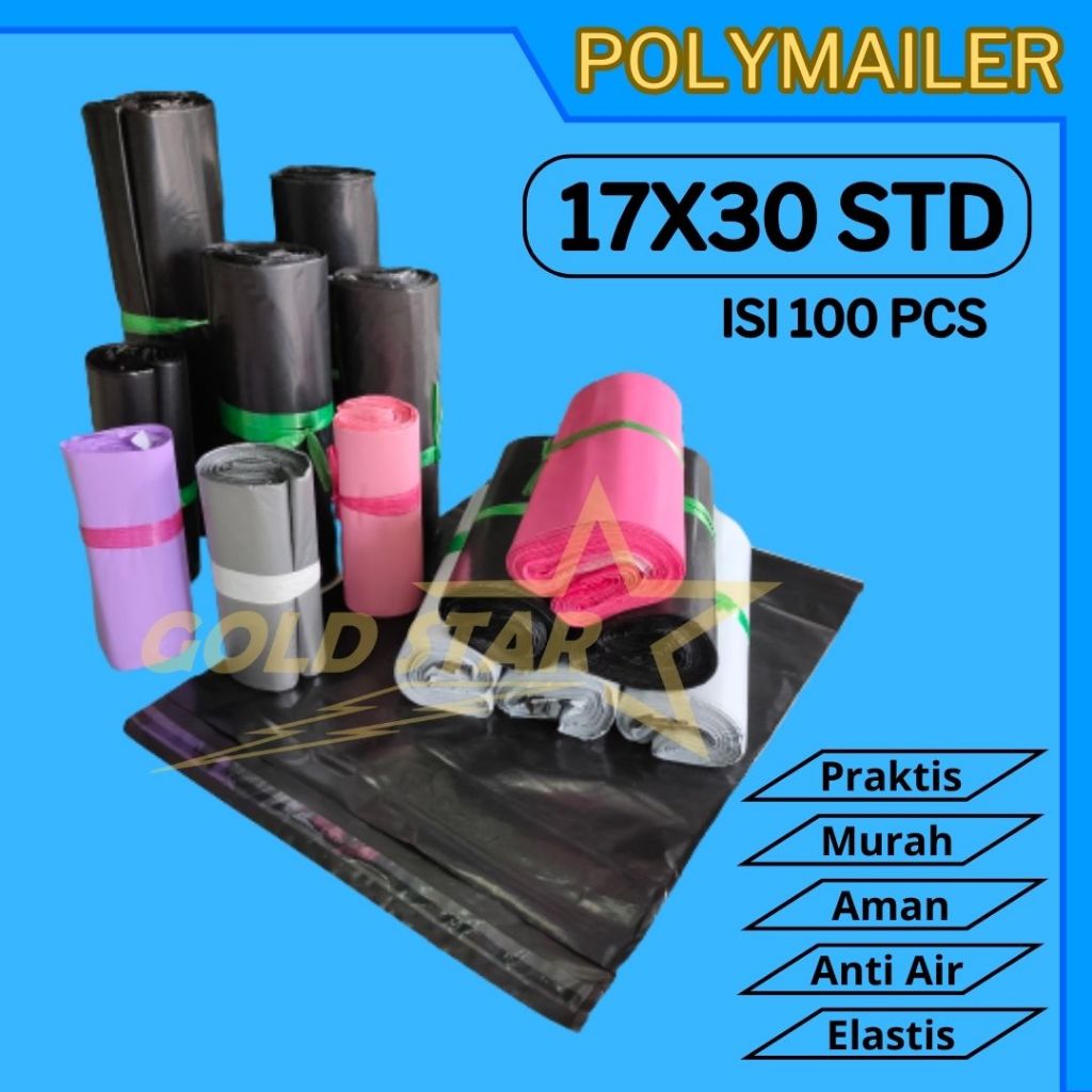 

Polymailer Plastik Packing Olshop 17x30 Polymer Plastik Peking Olsop Plastik Bungkus Paket Online Shop