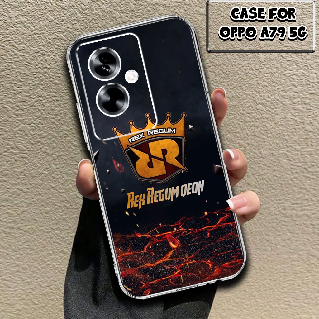Case OPPO A79 5G Motif [RRQ] Terlaris Casing OPPO A79 5G Terbaru Clear case  Protected Camera Softca