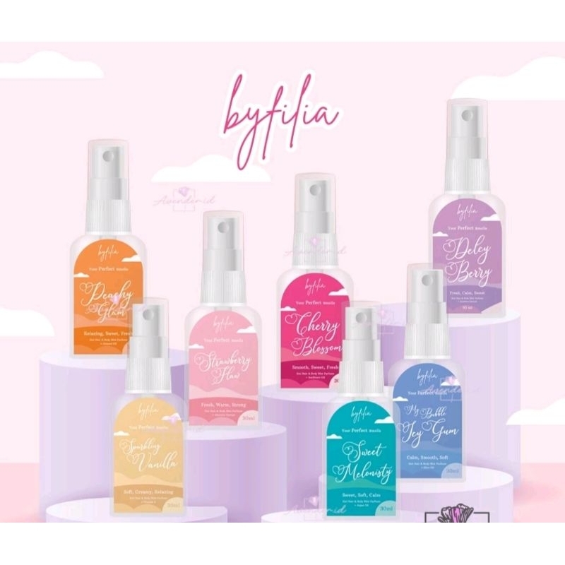 BYFILIA HAIR AND BODY MIST PARFUME PARFUM SPARKLING VANILLA SALE MURAH PROMO