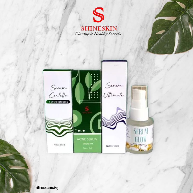 Shineskin original aneka serum whitening glow(serum shineskin)