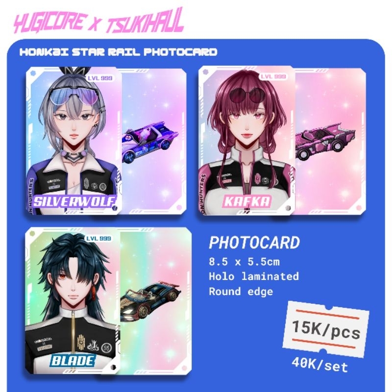 Stellaron Racers Photocard | HSR Fanmerch | @yugicore