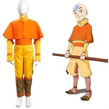 Avatar Kostum Cosplay Avatar Aang Kostum Anime Anak Avatar The Last Airbender