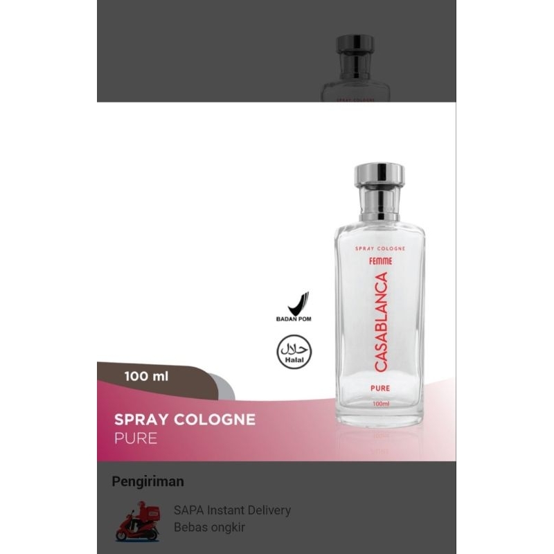 CASABLANCA Femme Spray Cologne Parfum Pure 100 ml