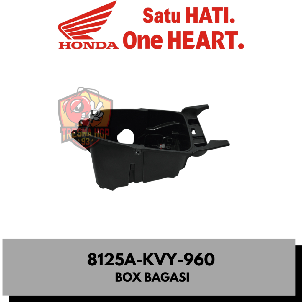 8125A-KVY-960 BOX BAGASI BEAT KARBU ORIGINAL | BOX LUGGAGE SET 8125AKVY960