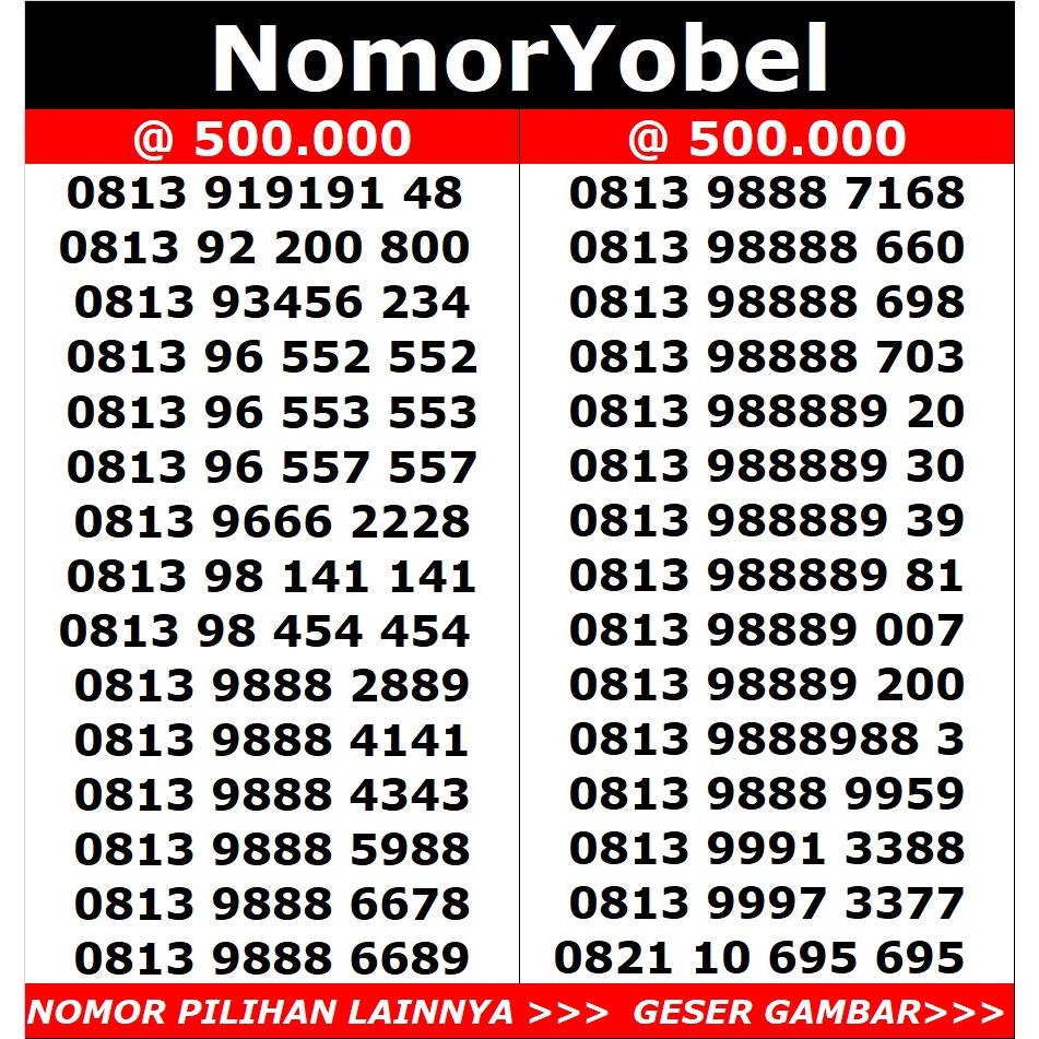 nomor cantik telkomsel simpati 4G 500k-10