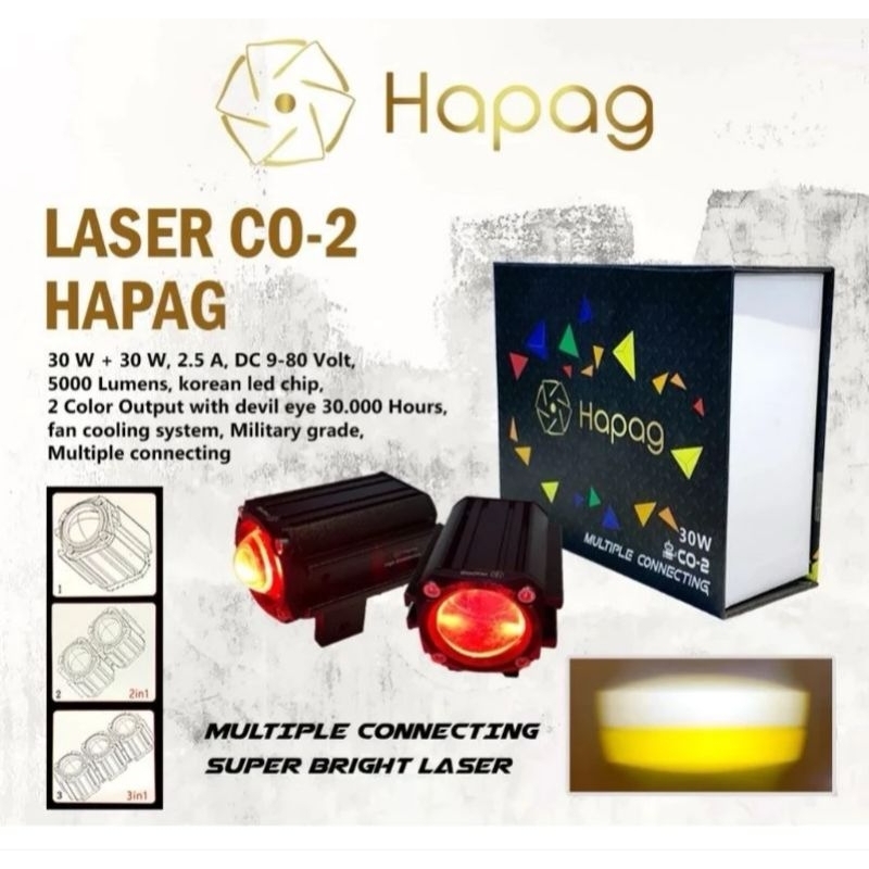 [READY STOCK] sepasang Laser CO-2. original dari bullaes/hapag