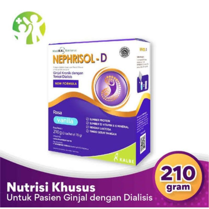 

Neprisol-D nutrisi untuk ginjal dialisis (Hd&Capd)