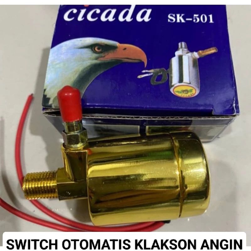 Switch Otomatis Klakson Angin Switch Air Horn 1 Corong / 2 Corong bisa