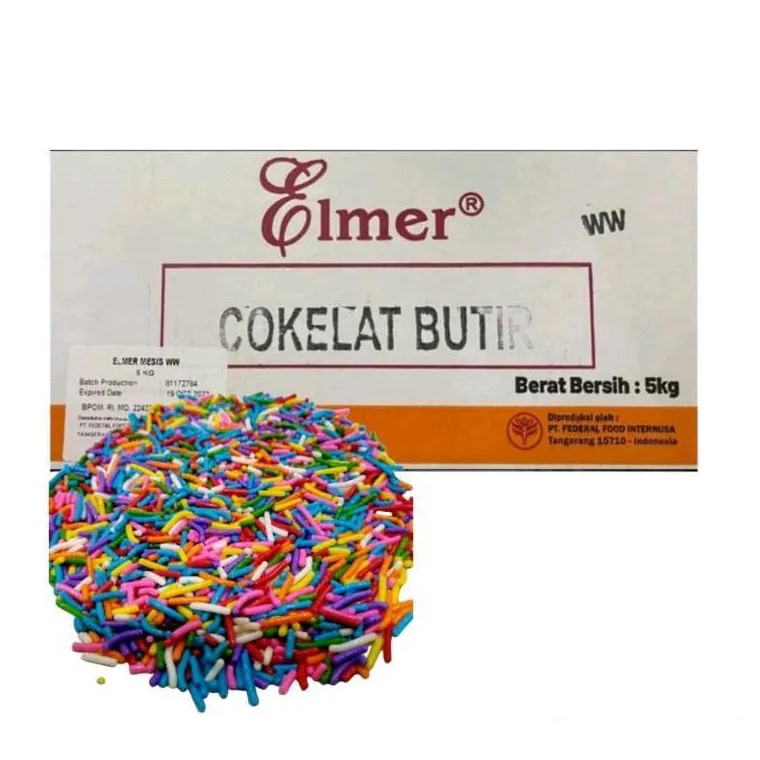 

WPC577 HEMAT PROMO Elmer Meses Warna Warni 5 Kg Colorful Meses Elmer Meses Chocorice