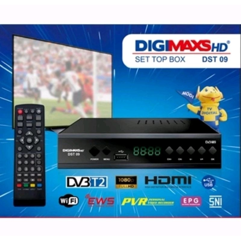 Set Top Box HD Set DST 09 Digimax Murah SNI