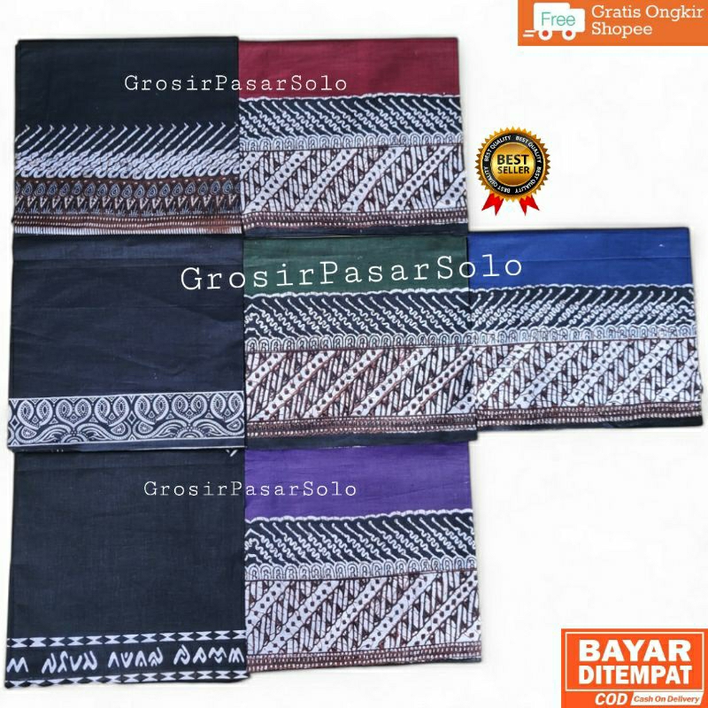 Kain Udeng Batik Segi Empat Bahan Blangkon Beeket Totopong Destar Sapuk Semeto