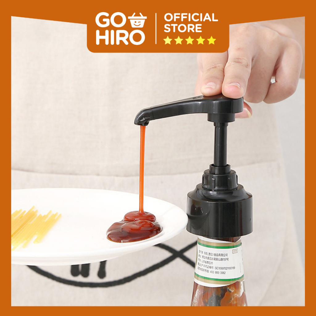 KEPALA POMPA BOTOL SIRUP SAUS / POMPA KECAP SAUS / PUMP SYRUP / POMPA BOTOL MARJAN