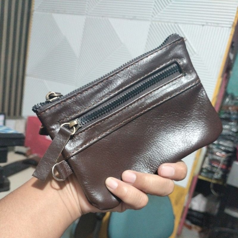 dompet koin/dompet mini kulit asli sapi