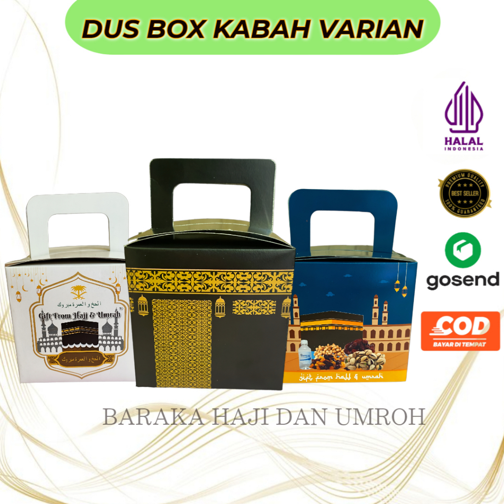 

Dus Box Kabah Kosong 1pcs - Box Kabah oleh oleh haji dan umroh