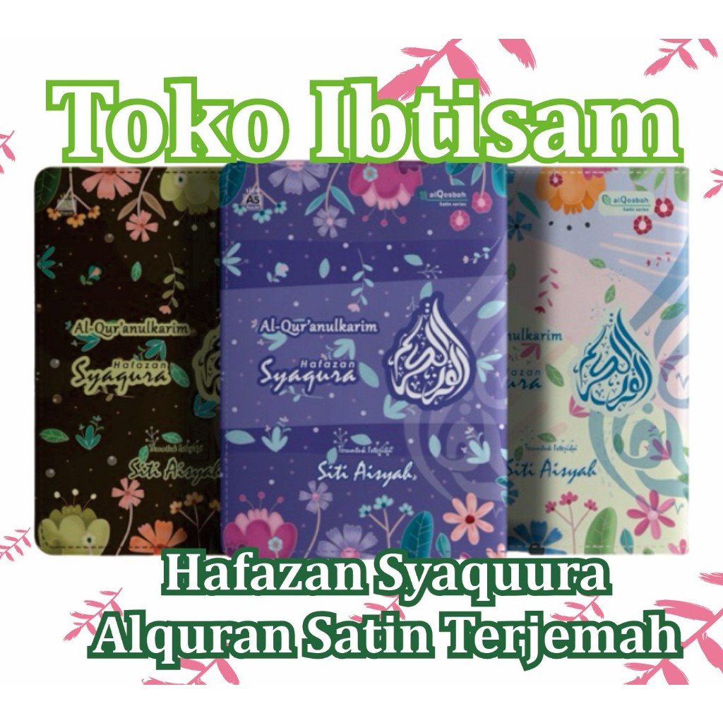 Al Quran Wanita Hafazan Syaqura Terjemah dan Transliterasi Latin Per Kata Alquran 30 Juz Cover Kain
