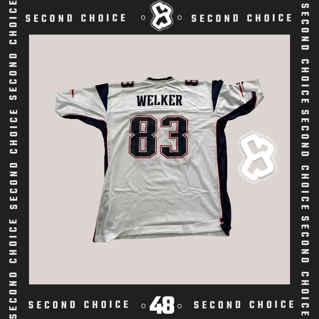 Jersey Player Issue New England Patriots Wes Walker Second