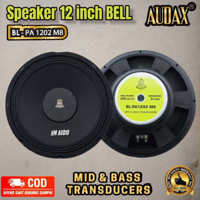 Terkini Speaker 12 inch Audax Bell BL PA 122 Dan audax Protech PR 12 11 RZM