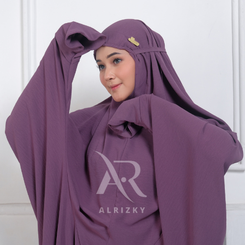 ALRIZKY-MUKENA TERUSAN Traveling SUMAYYAH CRINGKLE Polos