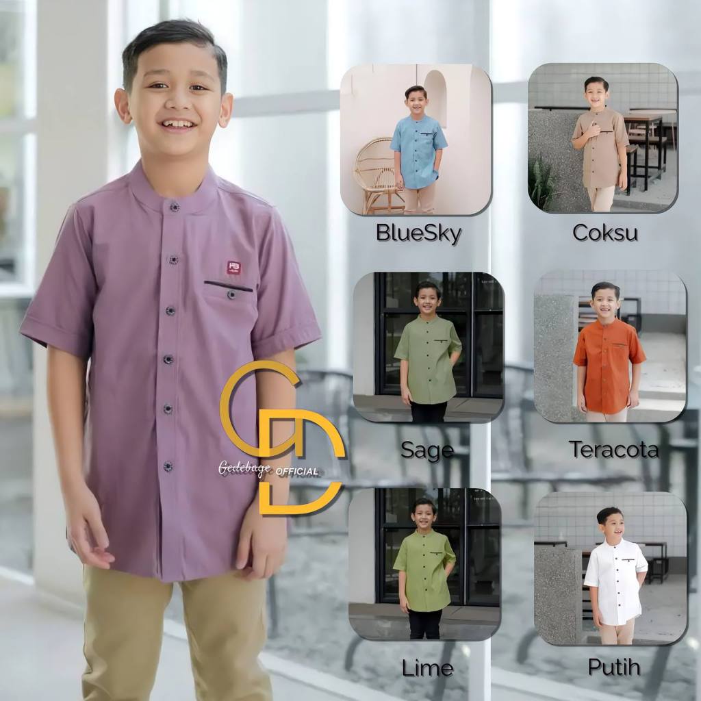 [Gedebage] Baju kemeja koko couple pria dewasa ayah dan anak laki laki terbaru Baju Kemeja Koko Coup