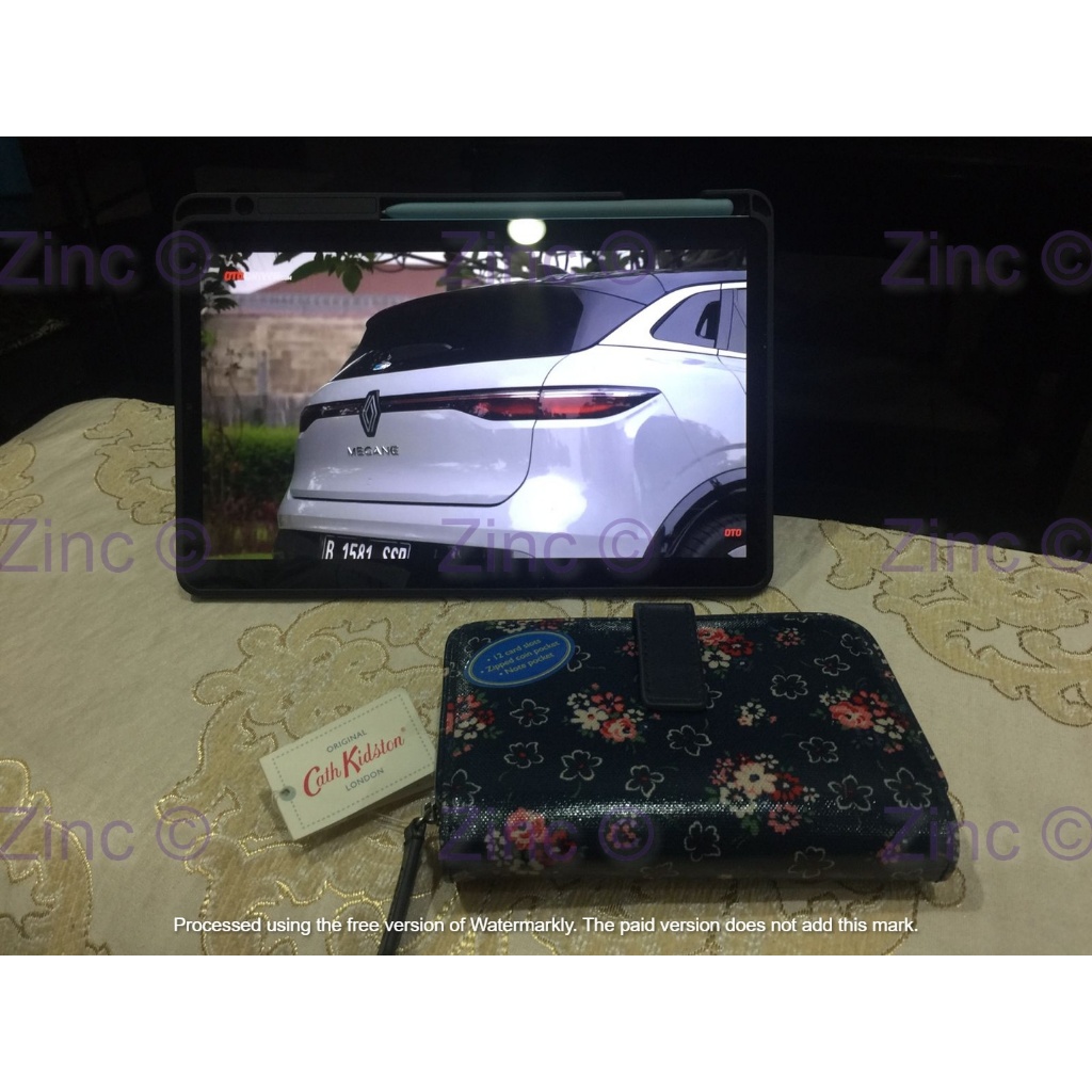 Cath Kidston 30 Years Flower Folded Zip Wallet Authentic -Preloved