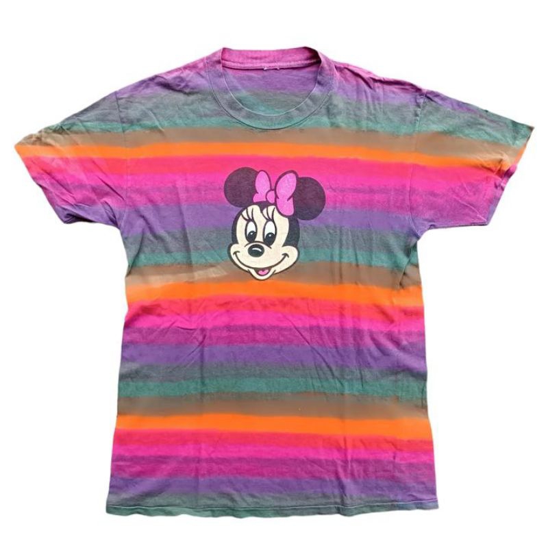 DISNEY - MINNIE MOUSE - Kaos Oblong Kaos Vintage Tie Dye Size XL