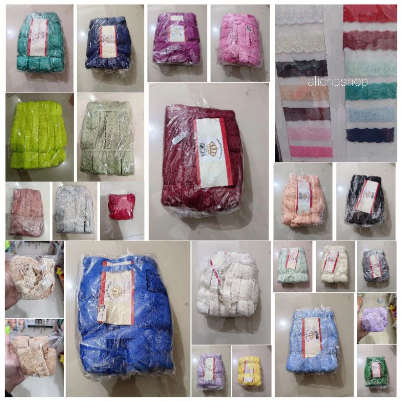 Renda Katun Lubang 5 Besar / Roll