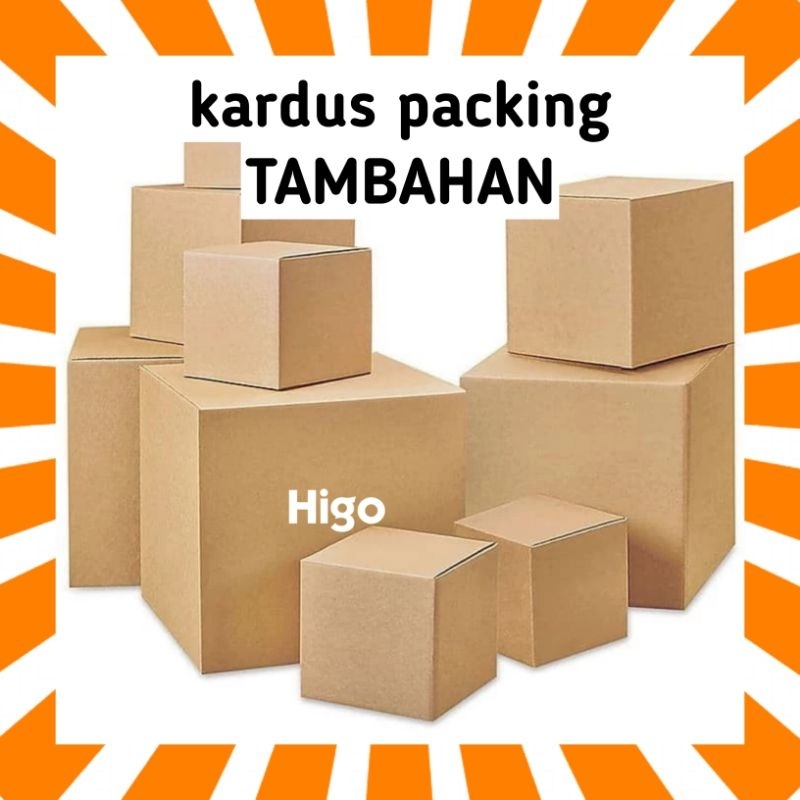 

KARDUS PACKING TAMBAHAN (TEBAL) ORDERAN ANDA DIJAMIN AMAN