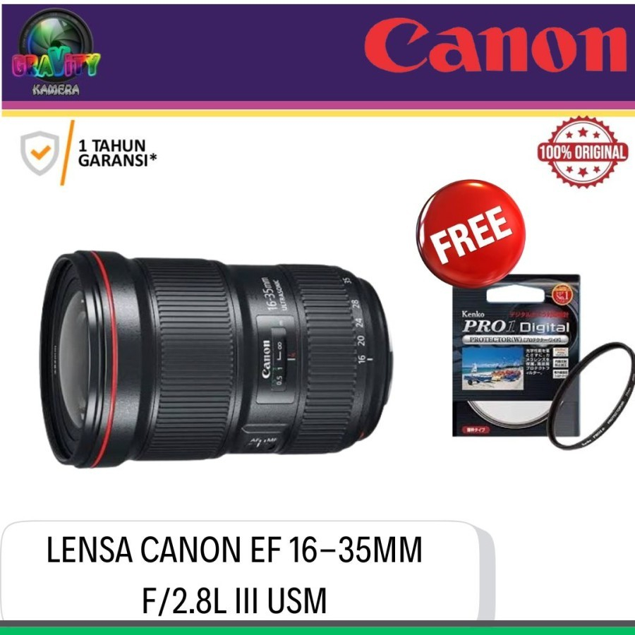CANON EF 16-35MM F2.8 L III USM / LENSA CANON EF 16-35MM F2.8 L III