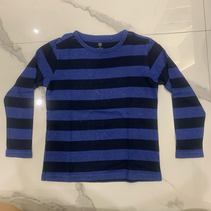 preloved kaos anak laki laki garis garis uniqlo