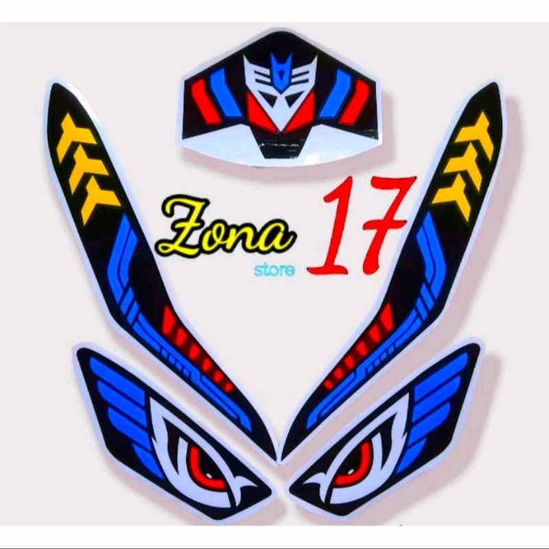 stiker lampu variasi dan alis vario new 125 150