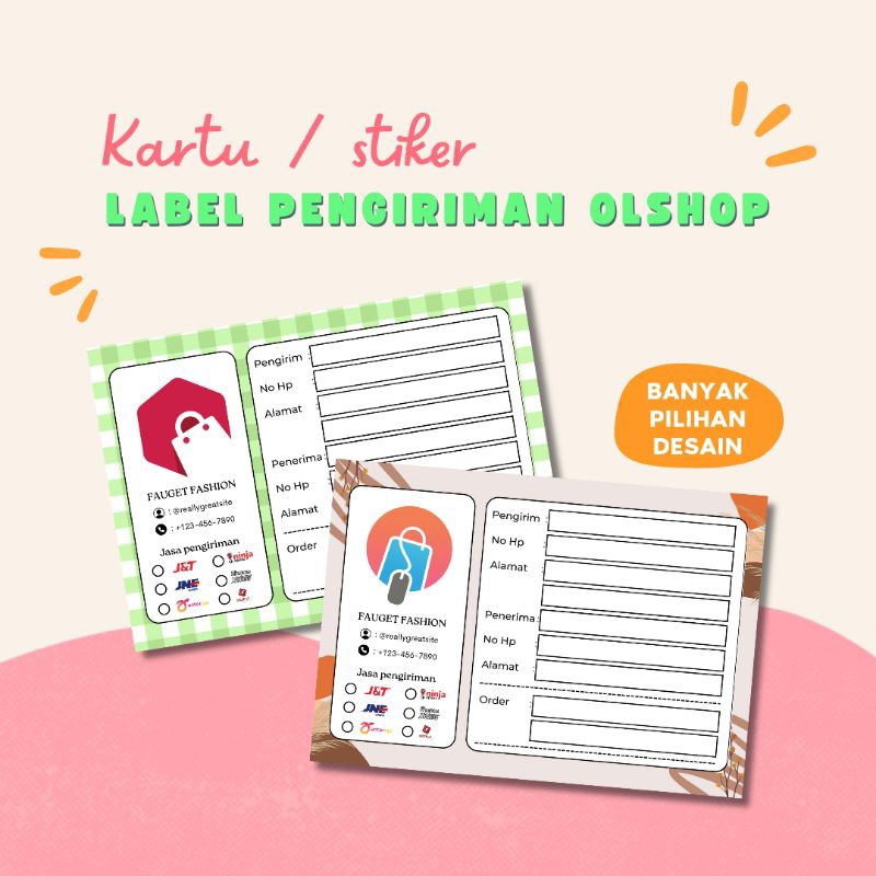 

stiker label pengiriman olshop jualanku murah