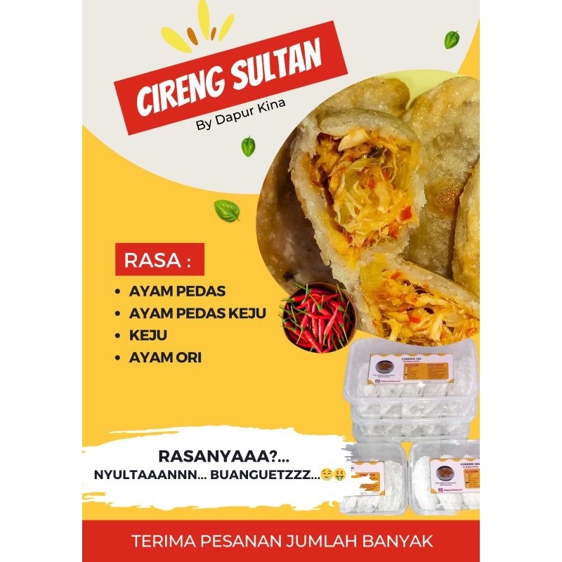 

Cireng Sultan isi Premium Frozen isi 5 pcs aneka rasa