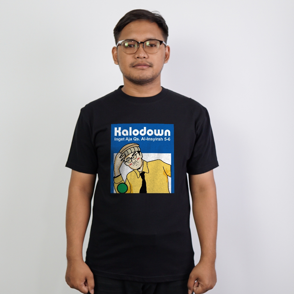 Desain Kaos Keren - Kaos Islami Keren Desain Kalodown Bahan Combed 20s Lembut dan Nyaman Standar Dis
