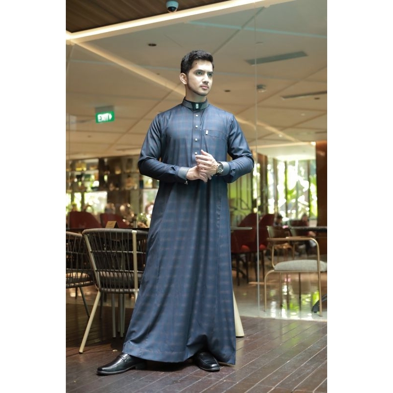 Jubah Alraz Woll Ibnu Nafis Jubah Al Raz Manset Wool Premium