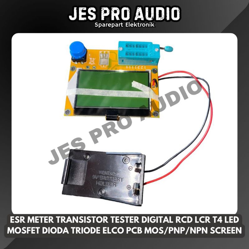 ESR METER TRANSISTOR TESTER DIGITAL  RCD LCR T4 LED MOSFET DIODA TRIODE  ELCO PCB MOS/PNP/NPN SCREEN