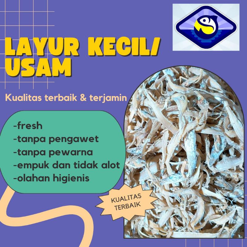 

Ikan Asin Layur kecil-kecil / Usam Kering Berat 250g 500g 1kg