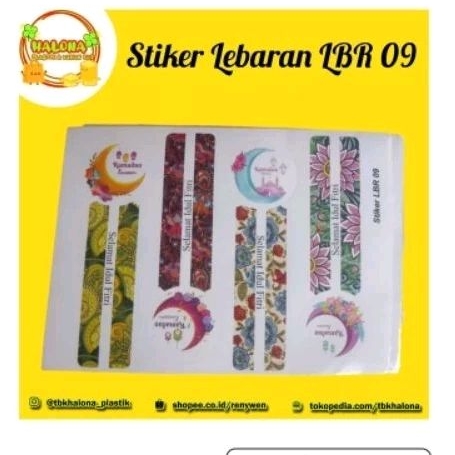 

Stiker lebaran LBR 09