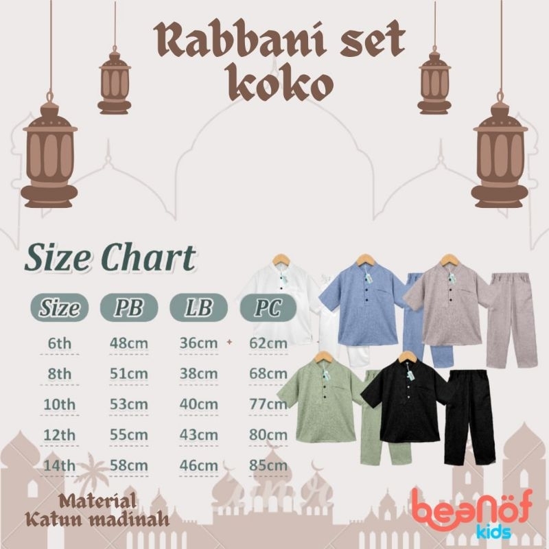 koko rabbani koko baju muslim anak cowok