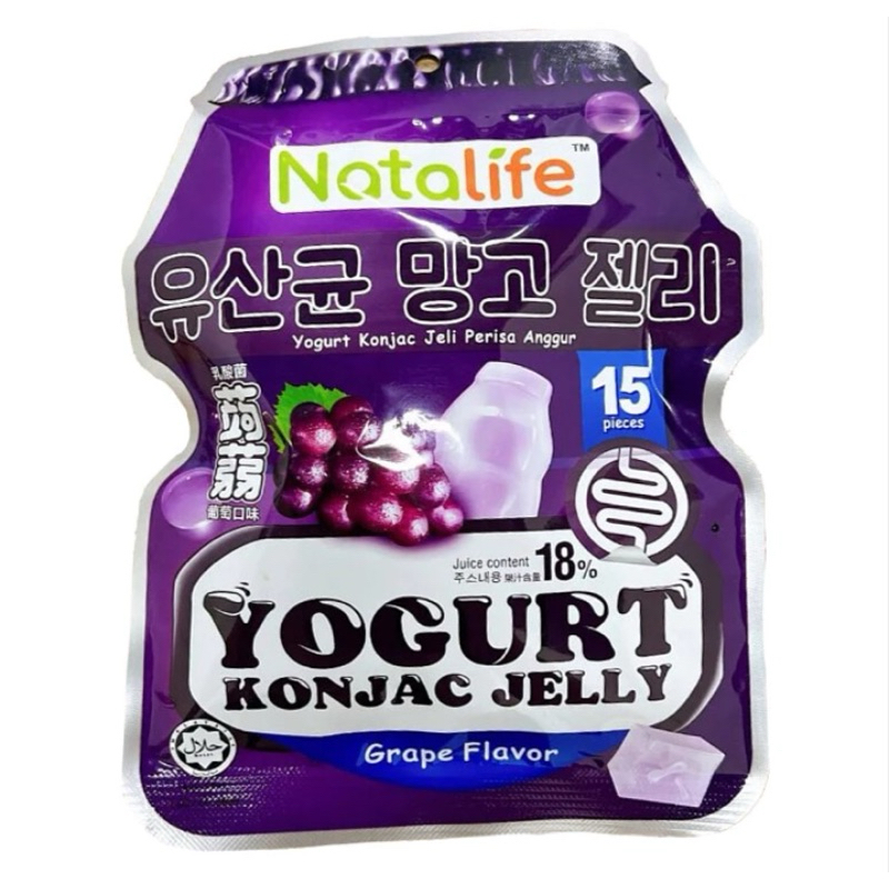 

Natalife Konjac Jelly Yogurt Halal 300gram