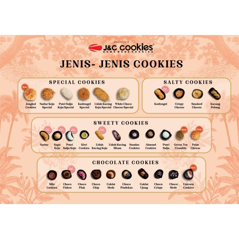 JnC Cookies Toples Jar