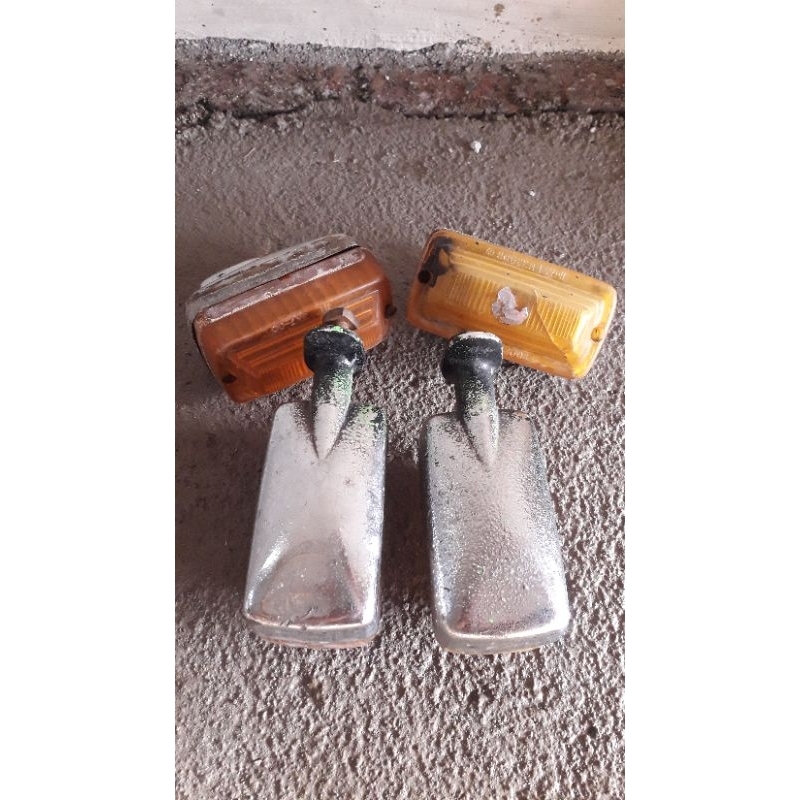 sein riting depan blakang bekas ori cpotan yamaha v75