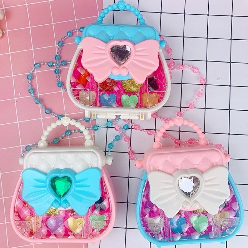 Mainan Anak Makeup Tas Mainan Komestik Anak Bentuk Tas