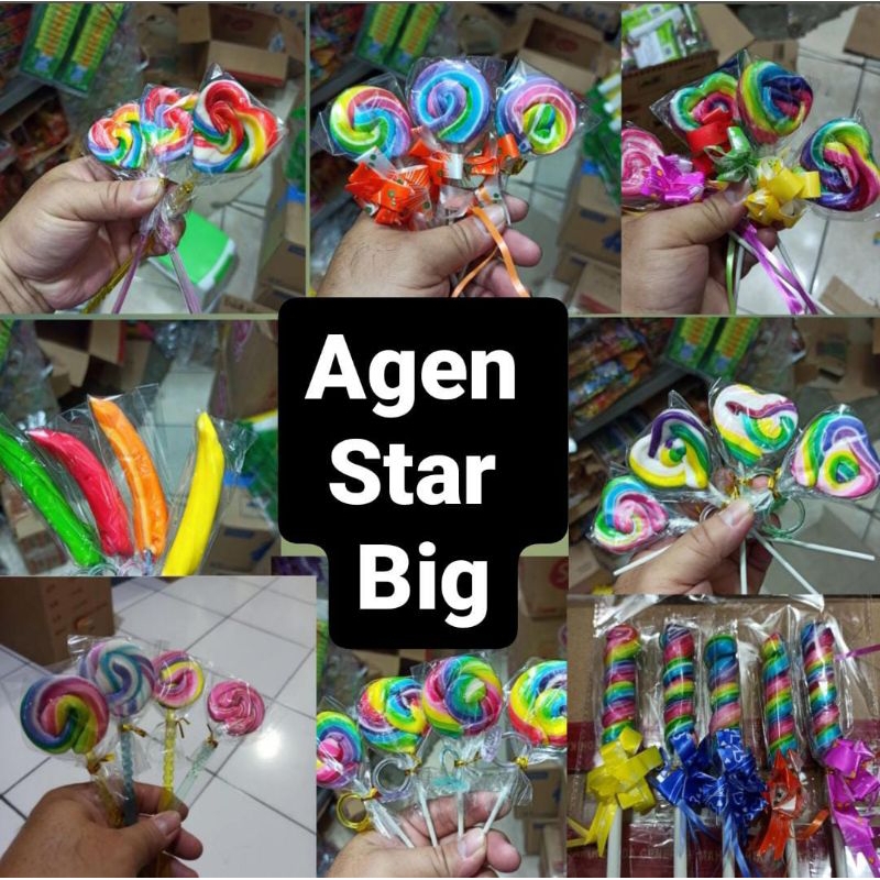 

Permen Lolipop Lollipop Candy Bentuk Love Bulat Ulir 4Cm Terlaris