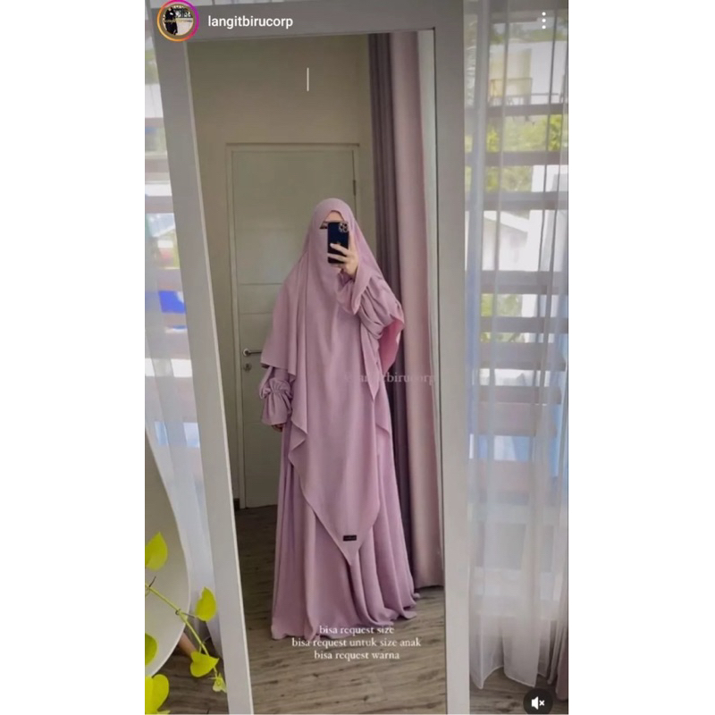 PRELOVED LANGIT BIRU CORP SET FK