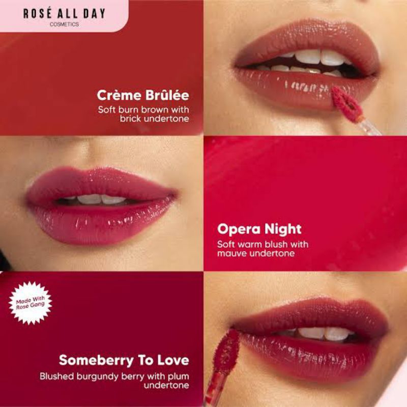 ROSE ALL DAY PLUSH LIP TINT CREME BRULEE