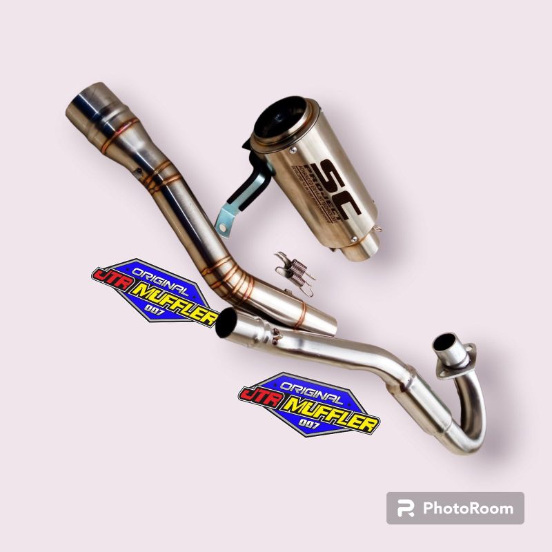 Knalpot racing Crf 150l Knalpot Sc project Pnp Crf 150l