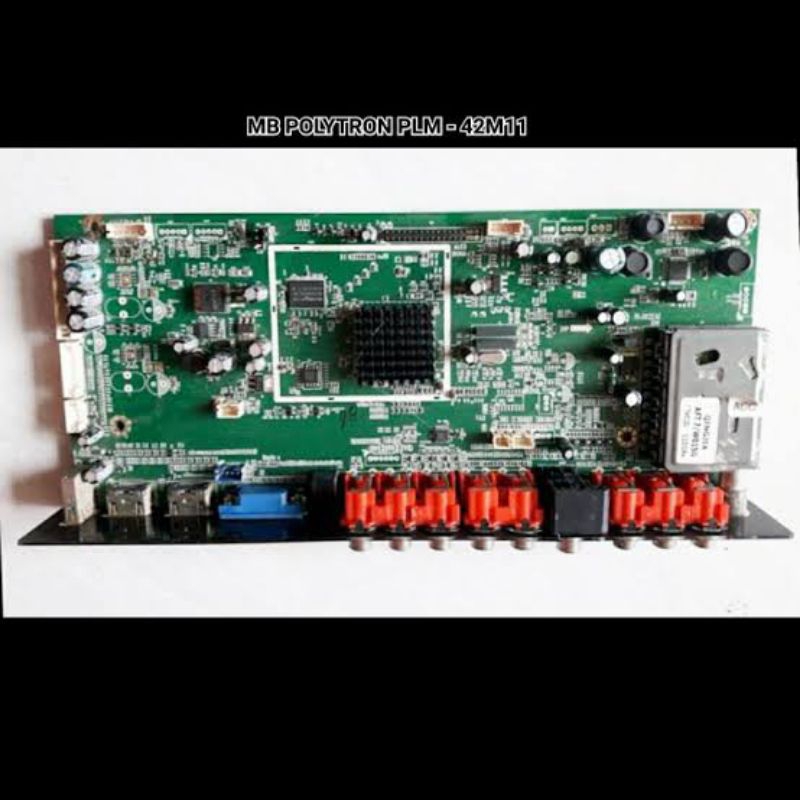 MB/MESIN/MAIN BOARD TV LED POLYTRON PLD42M11